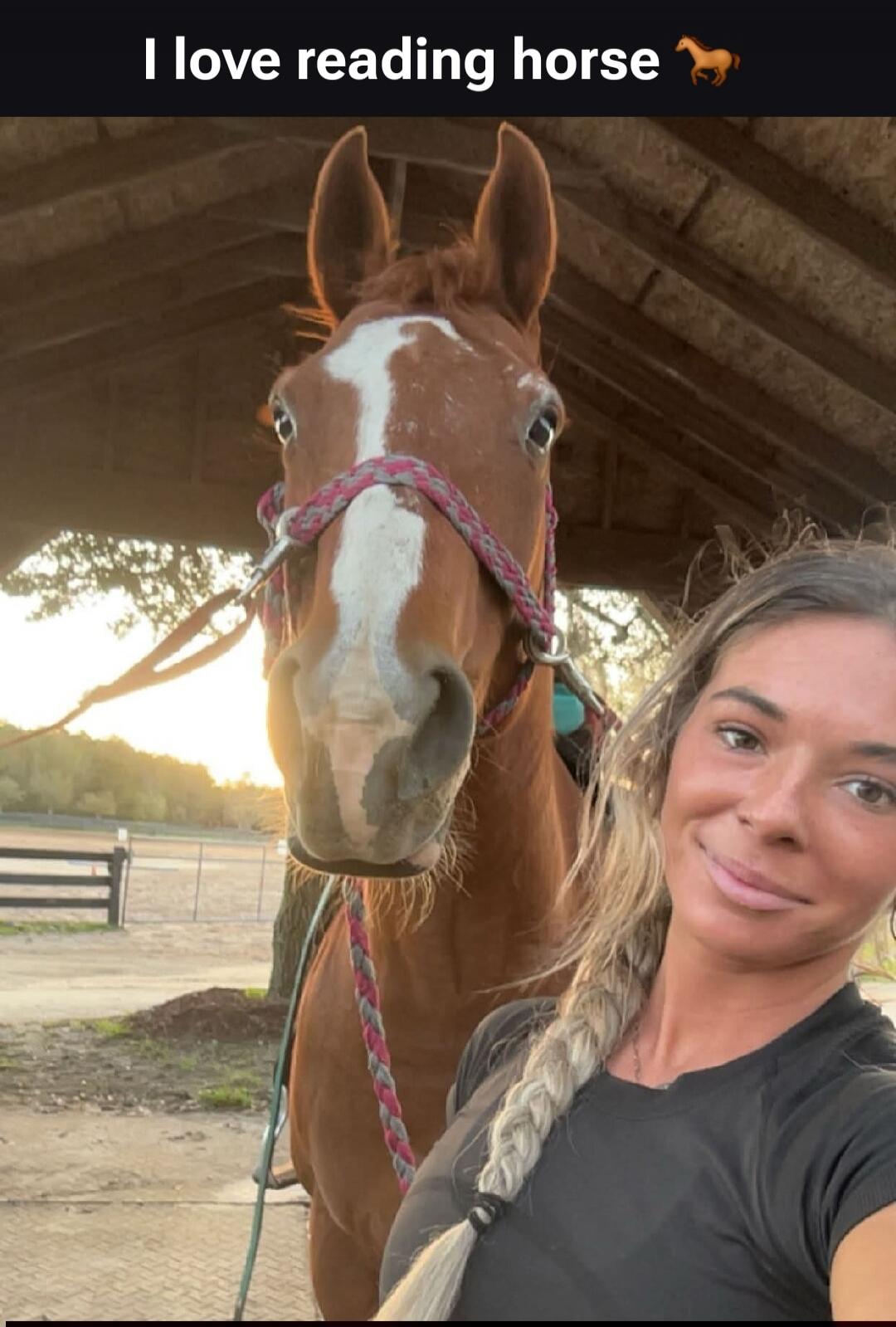 I love reading horse 🐎
