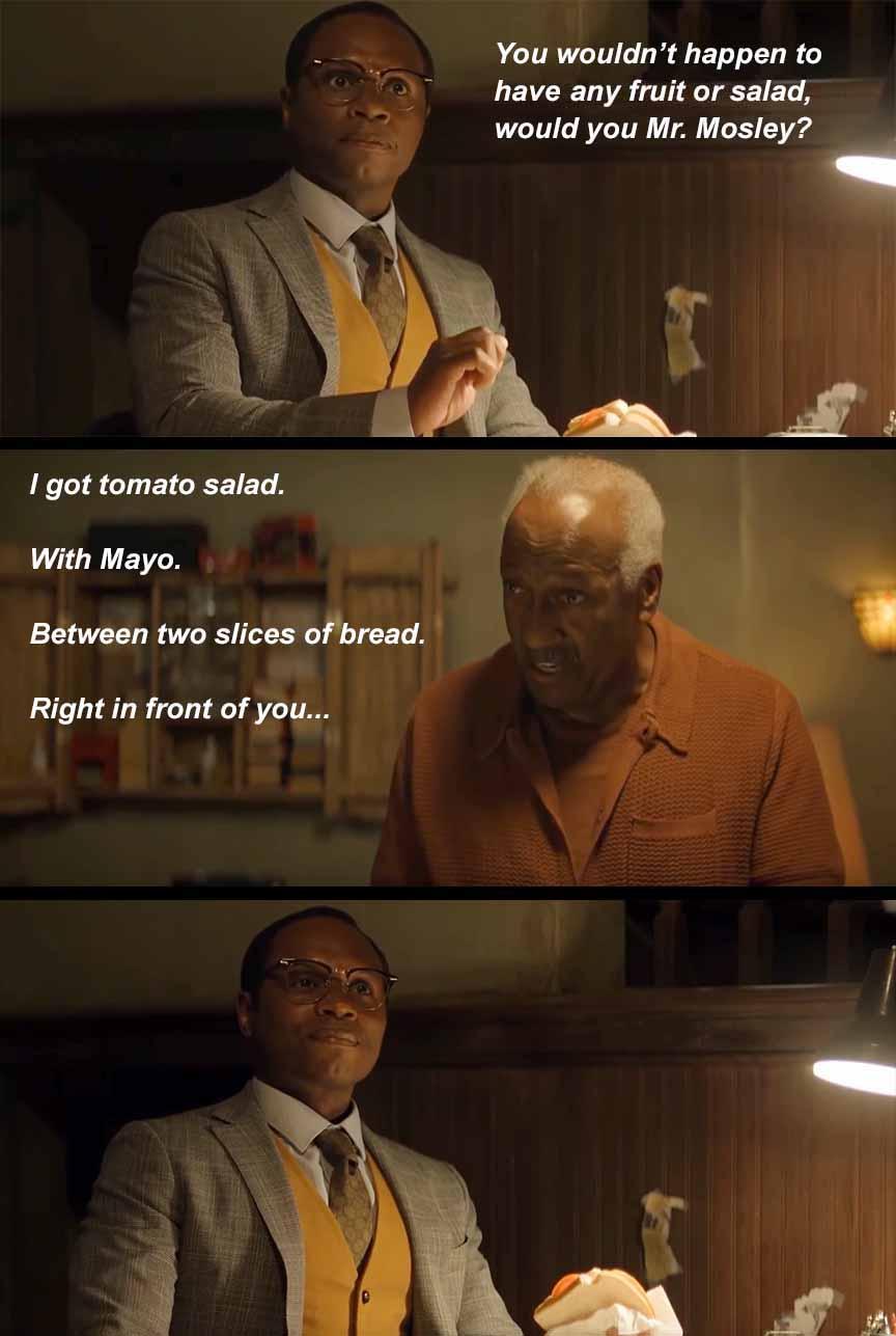 You wouldnt happen to 23 VEVCET R T A ECEIETA would you Mr Mosley i 1 Ko T T BT XCETET A U NEVH Bltwidh two sl Right in front of you N