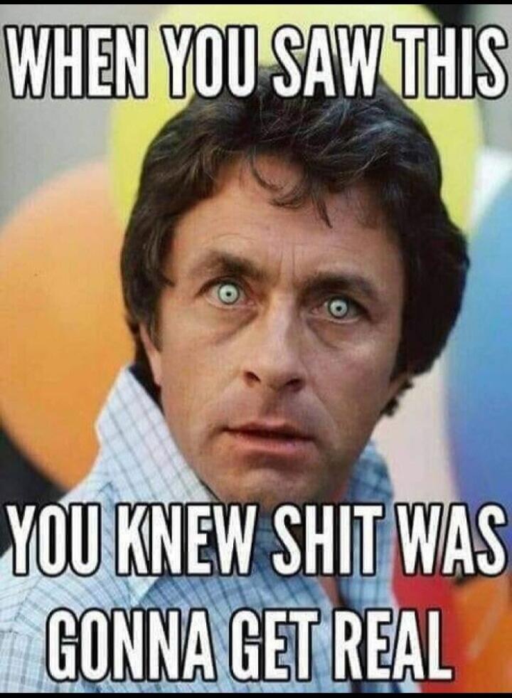 WHEN YOU SAW THIS YOU KNEW SHIT WAS GONNA GET REAL