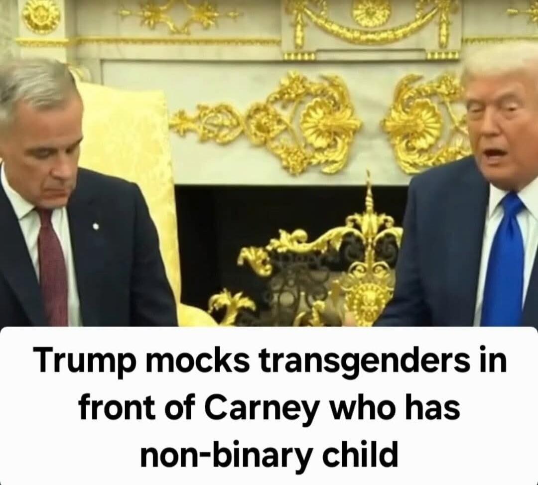 [redacted] mocks transgenders in front of [redacted] who has non-binary child