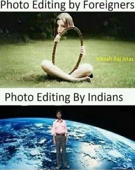 Photo Editing by Foreigners