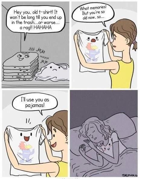 Hey you old shirt It wont be long fl you end up in the trashon worse