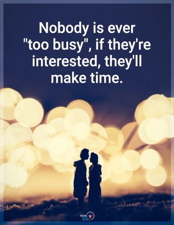 Nobody is ever 