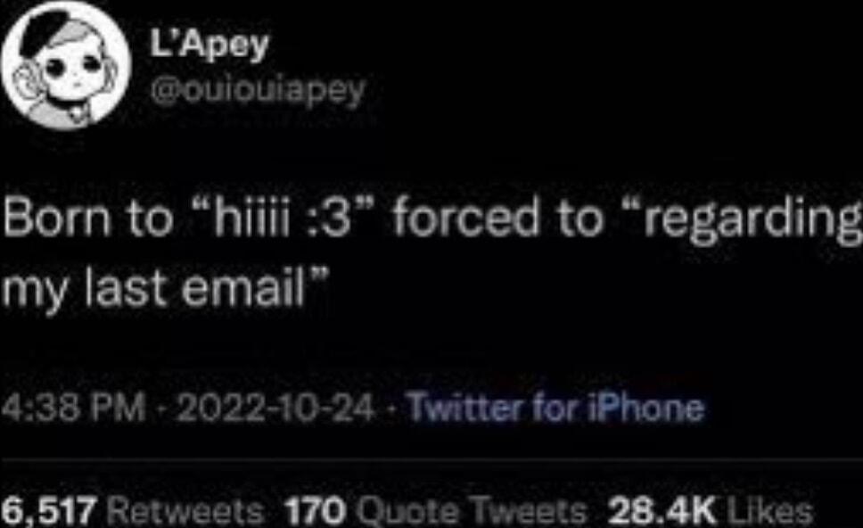 LApey ouiouiapey Born to hiiii 3 forced to regarding RS T ET 438 PM 2022 1 6517
