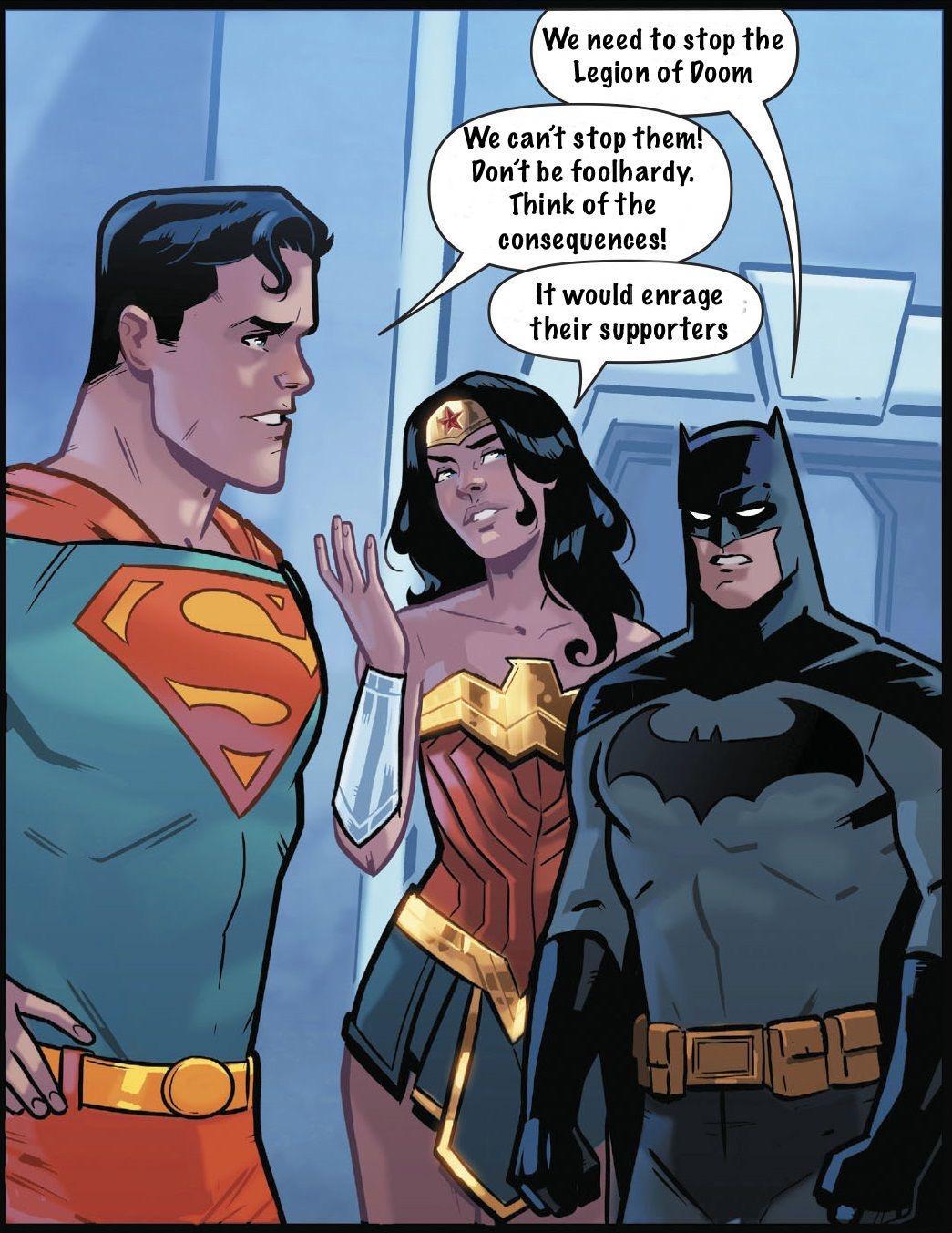 We need to stop the __ Legion of Poom Tont be foolhardy Think of the consequences 1t would enrage their suppor