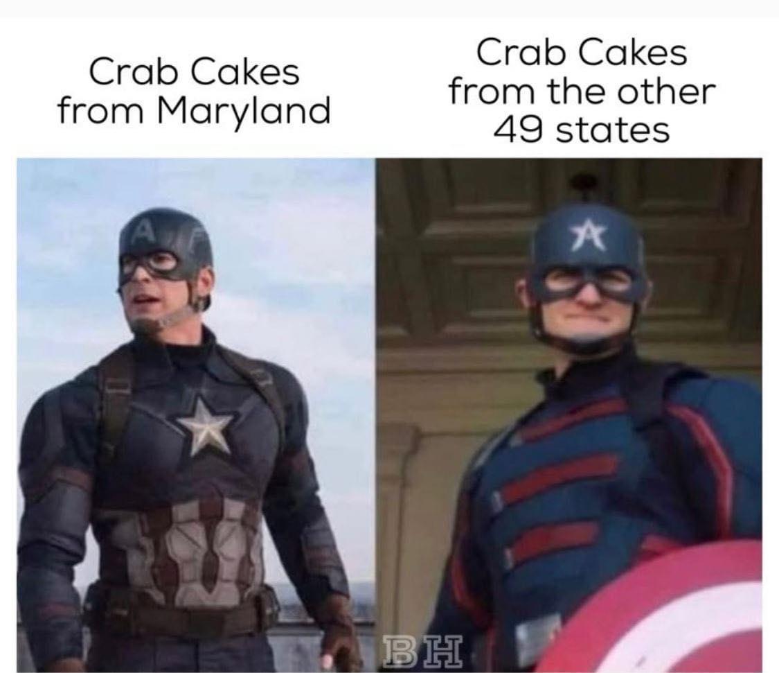 Crab Cakes from the other 49 states Crab Cakes from Maryland