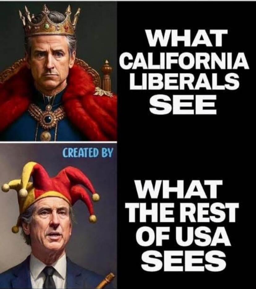 WHAT CALIFORNIA LIBERALS SEE
CREATED BY
WHAT THE REST OF USA SEES