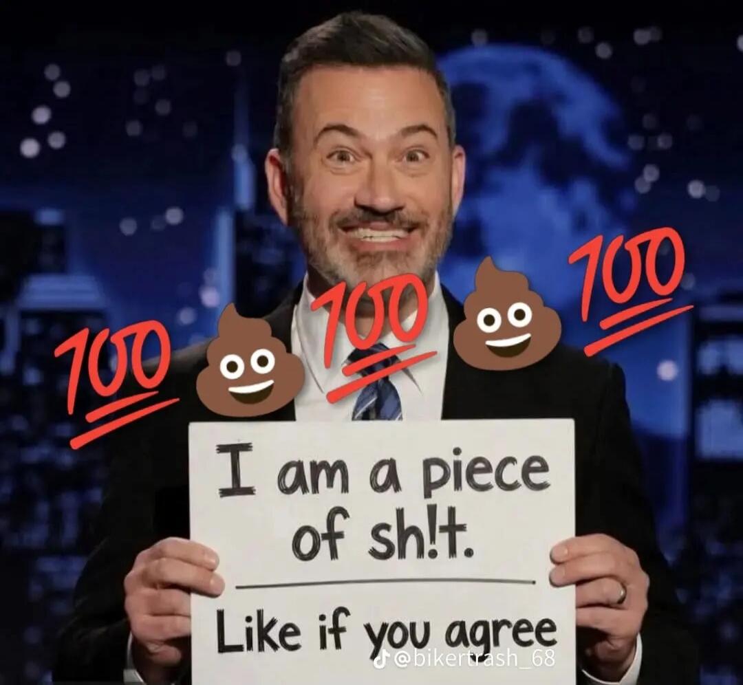 I am a piece of sh!t. Like if you agree