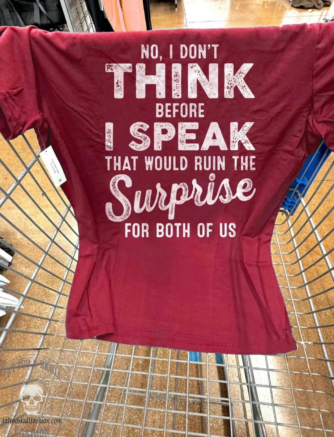 NO, I DON'T THINK BEFORE I SPEAK THAT WOULD RUIN THE SURPRISE FOR BOTH OF US