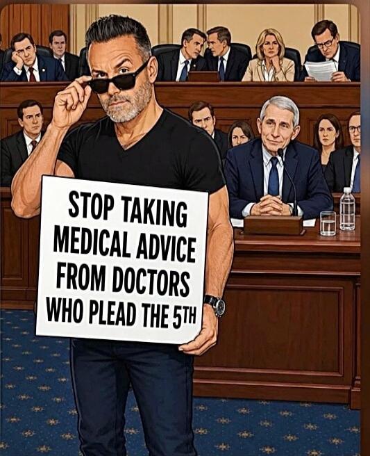 STOP TAKING MEDICAL ADVICE FROM DOCTORS WHO PLEAD THE 5TH
