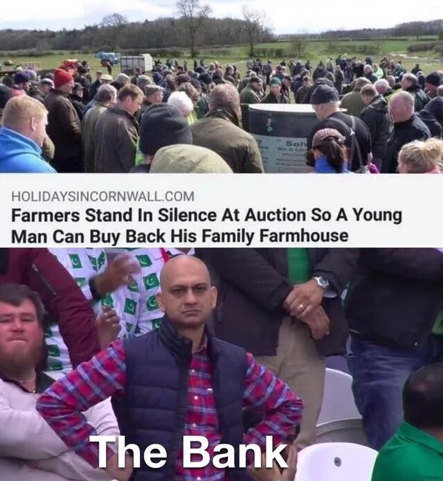 HOLIDAYSINCORNWALL Farmers Stand In Silence At Auction So A Young Man Can Buy Back His Family Farmhouse