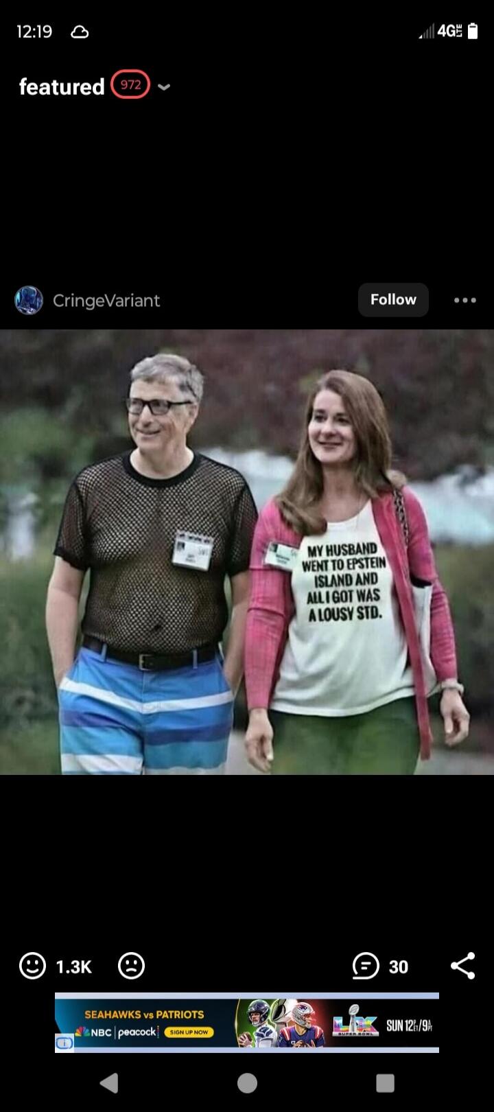 MY HUSBAND WENT TO EASTER ISLAND AND ALL I GOT WAS A LOUSY STD.