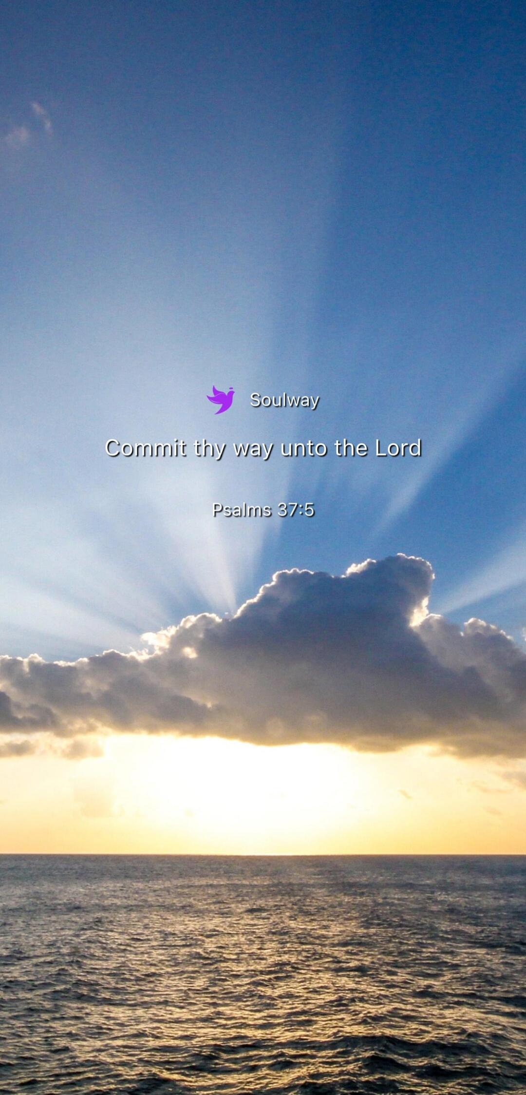Soulway Commit thy way unto the Lord Psalms 37:5
