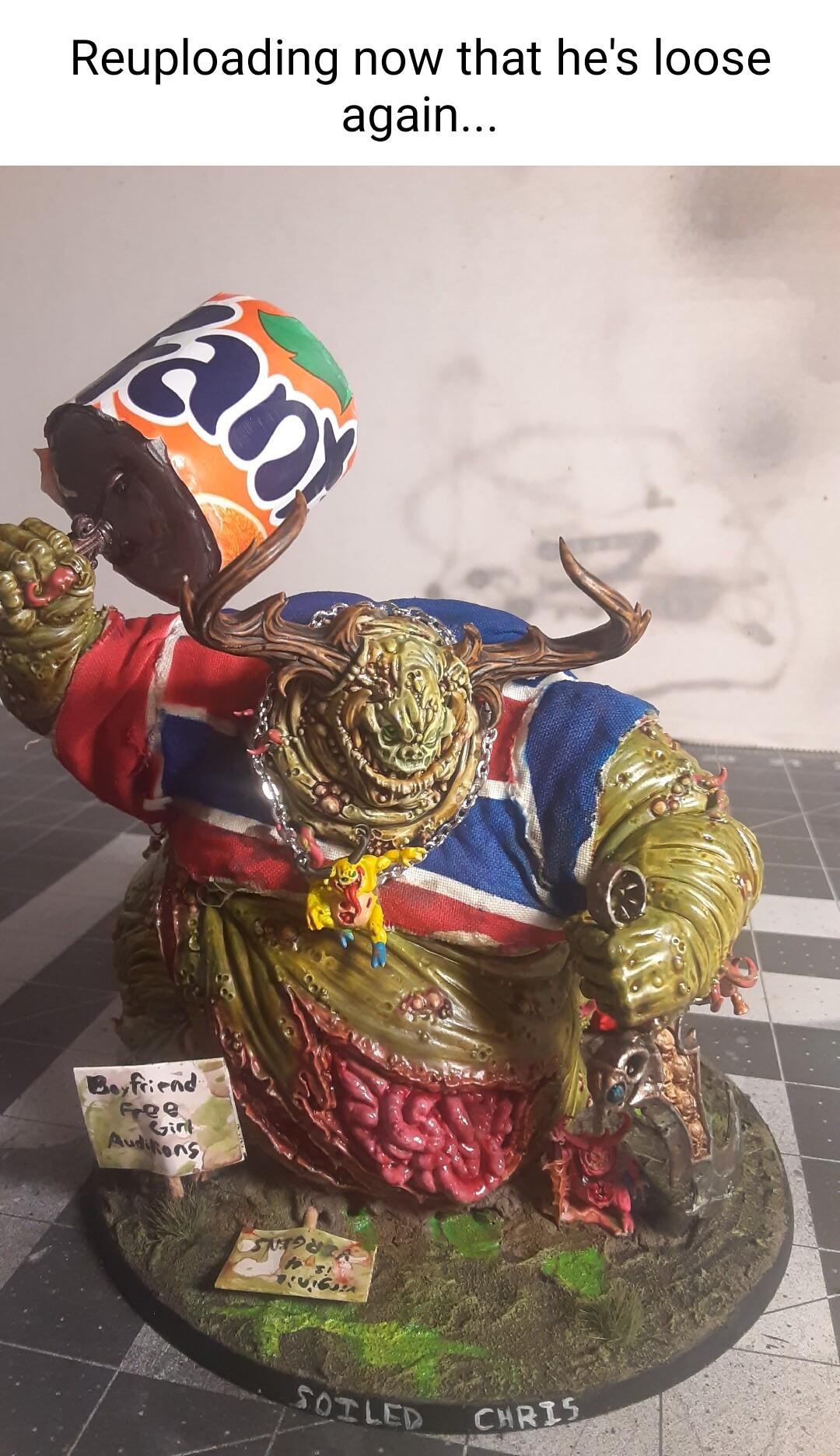 Reuploading now that hes loose again