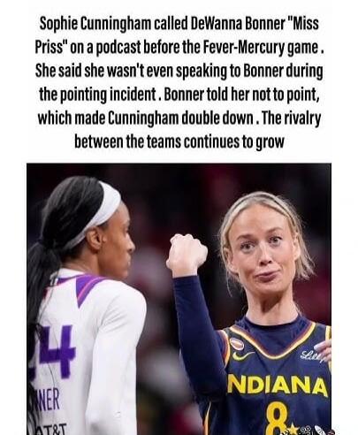 Sophie Cunningham called DeWanna Bonner 