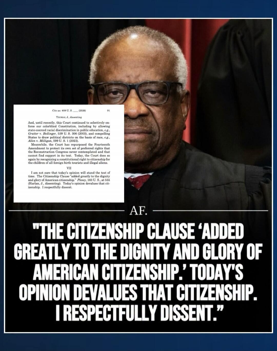 Cite as: 609 U. S. ____ (2023) 91 THOMAS, J., dissenting. And, until recently, this Court continued to selectively enforce our colorblind Constitution, including by allowing state-coerced racial discrimination in public education, e.g., Grutter v. Bollinger, 539 U. S. 306 (2003), and compelling States to draw political districts on the basis of rac