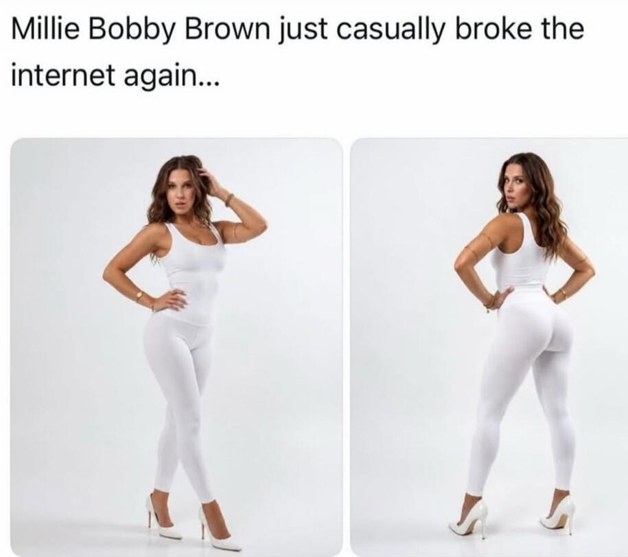 Millie Bobby Brown just casually broke the internet again...