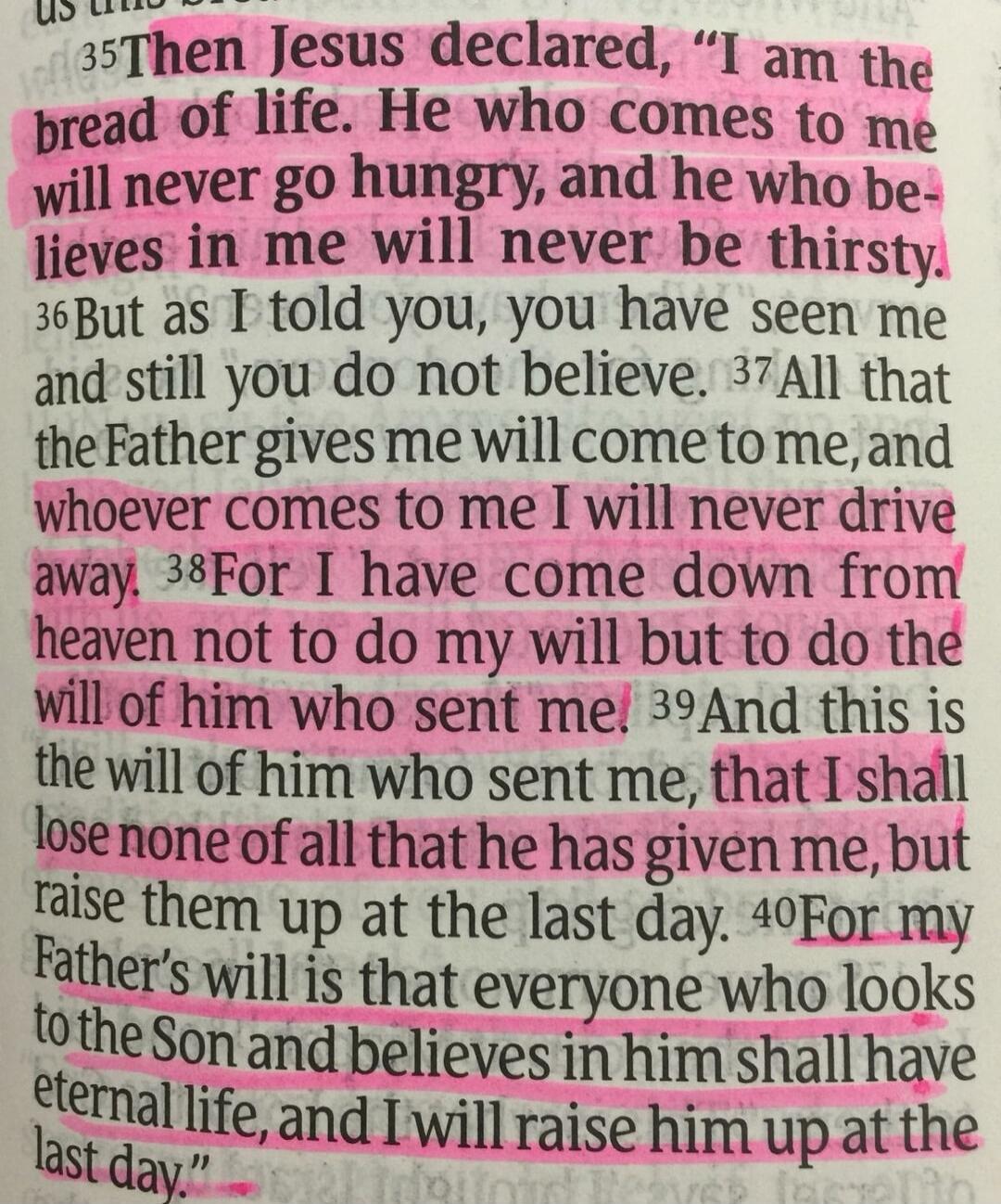 Then Jesus declared, 