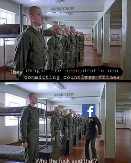 son crimes I Who the fuck said that