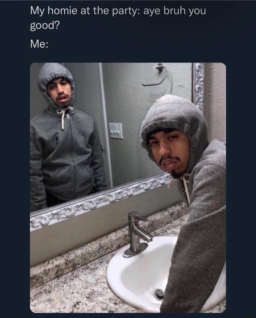 My homie at the party aye bruh you good J r LCH 2