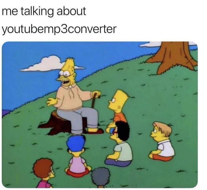 me talking about youtubemp3converter