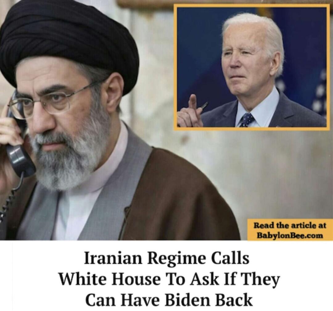 Iranian Regime Calls White House To Ask If They Can Have Biden Back