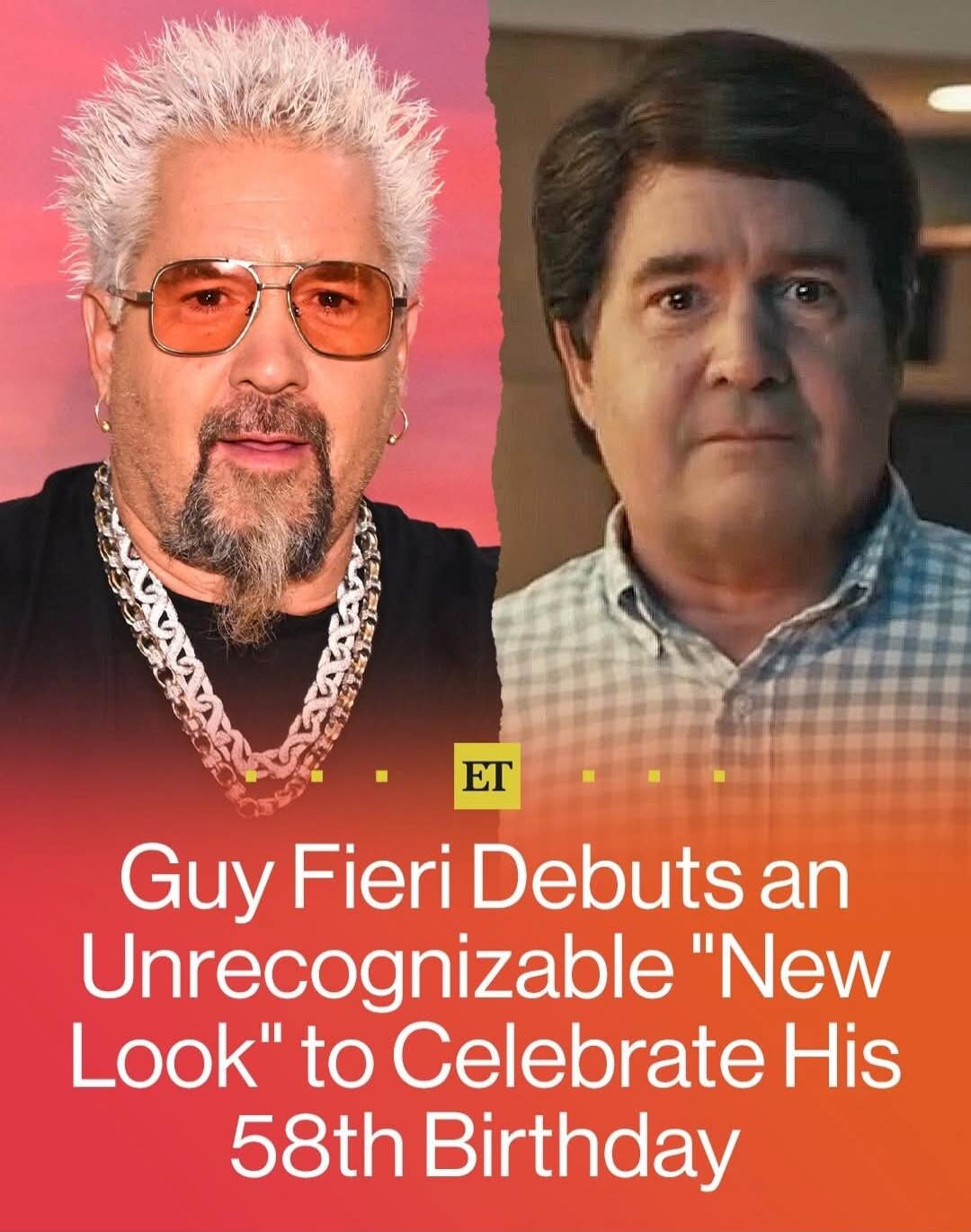 Guy Fieri Debuts an Unrecognizable 
