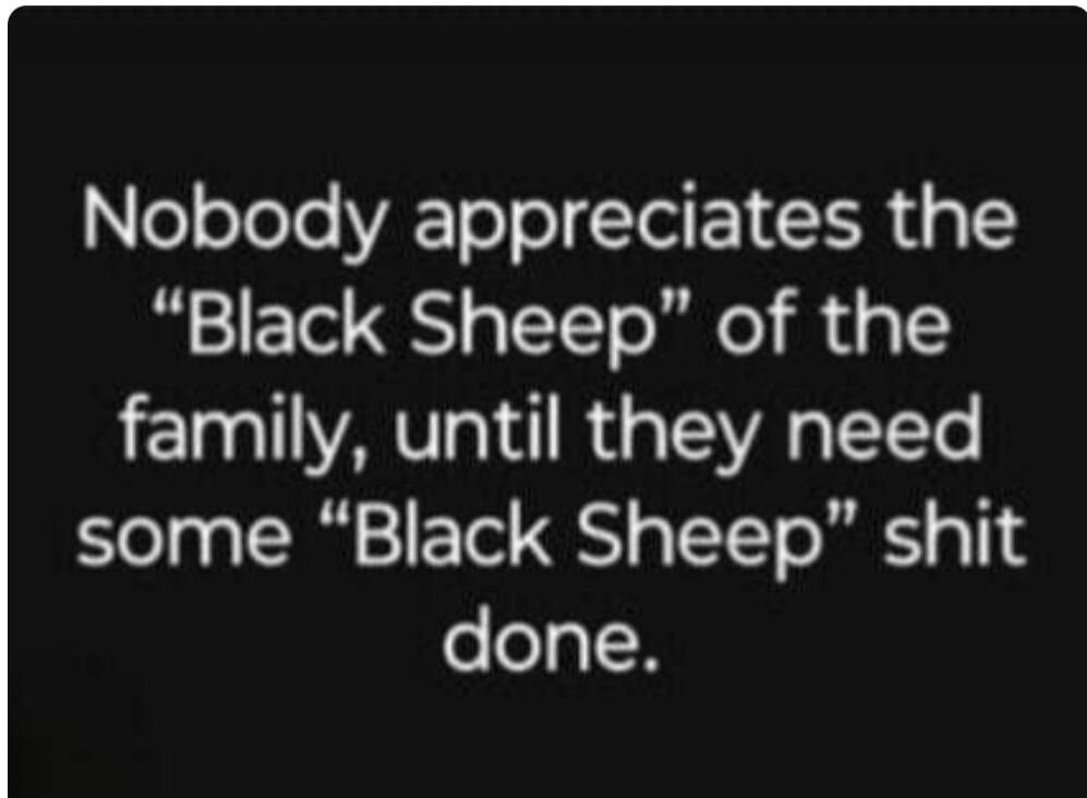 Nobody appreciates the 