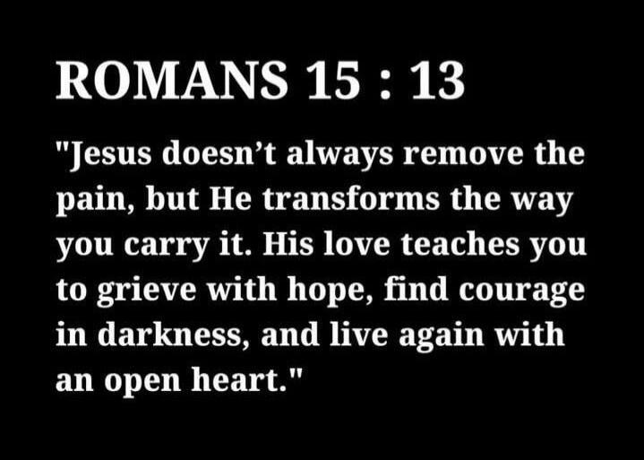 ROMANS 15 : 13 