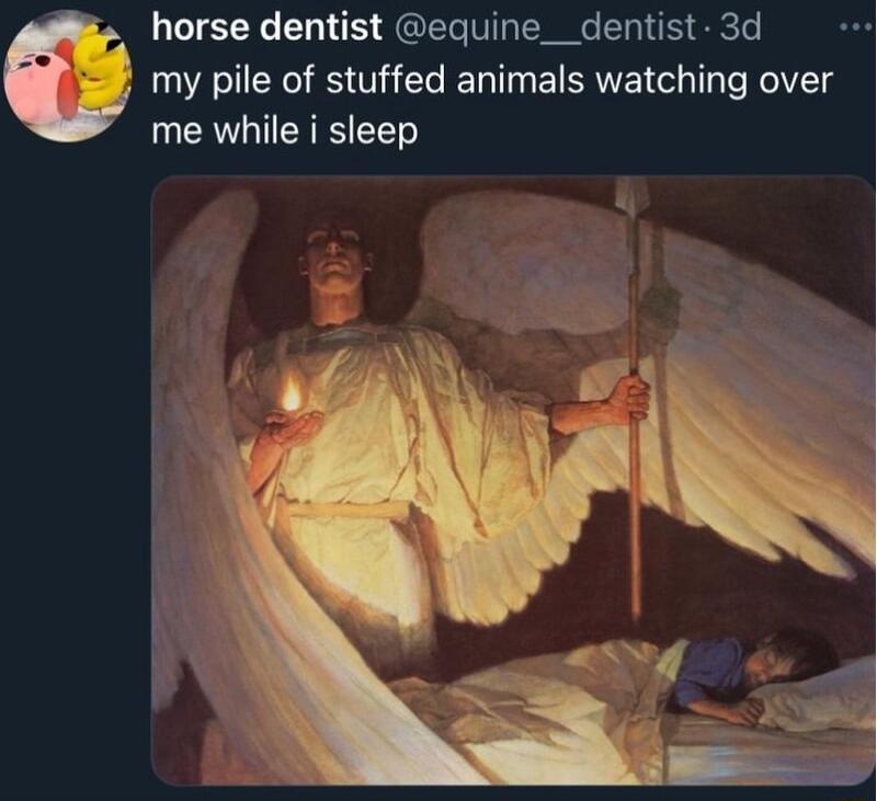 horse dentist equine__dentist 3d my pile of stuffed animals watching over me while i sleep