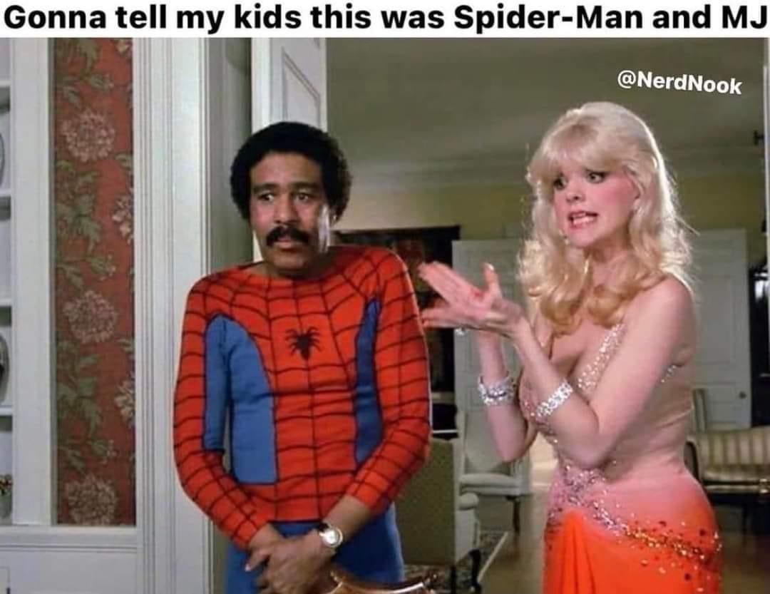 Gonna tell my kids this was Spider Man and MJ