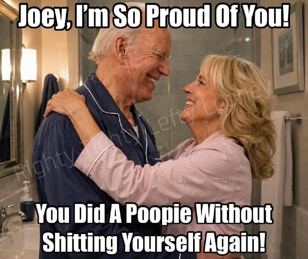 Joey, I'm So Proud Of You! You Did A Poopie Without Shitting Yourself Again!
