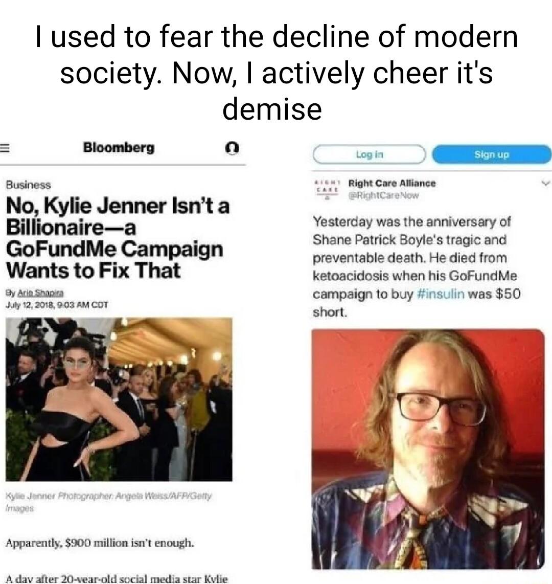 used to fear the decline of modern society Now actively cheer its demise Bloambers o e Moot et T et S o campaign 1o buy 2 short