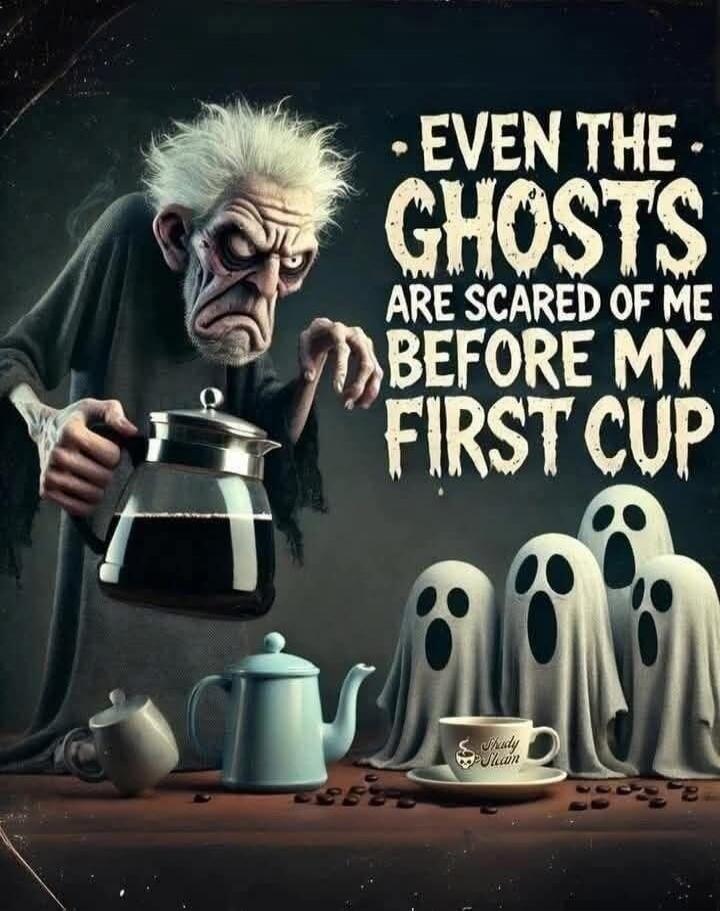 EVEN THE GHOSTS ARE SCARED OF ME BEFORE MY FIRST CUP