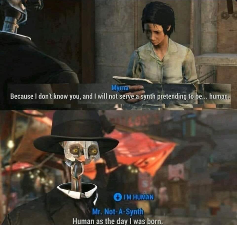 Human as the day was borfl
