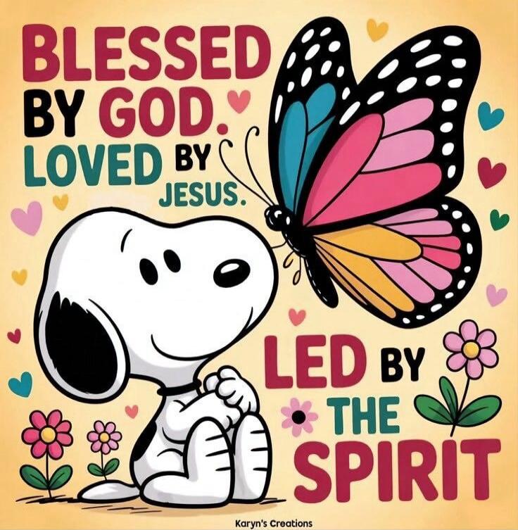 BLESSED BY GOD. LOVED BY JESUS. LED BY THE SPIRIT. Karyn's Creations