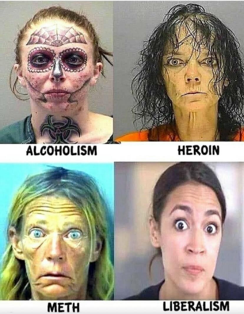 ALCOHOLISM HEROIN METH LIBERALISM