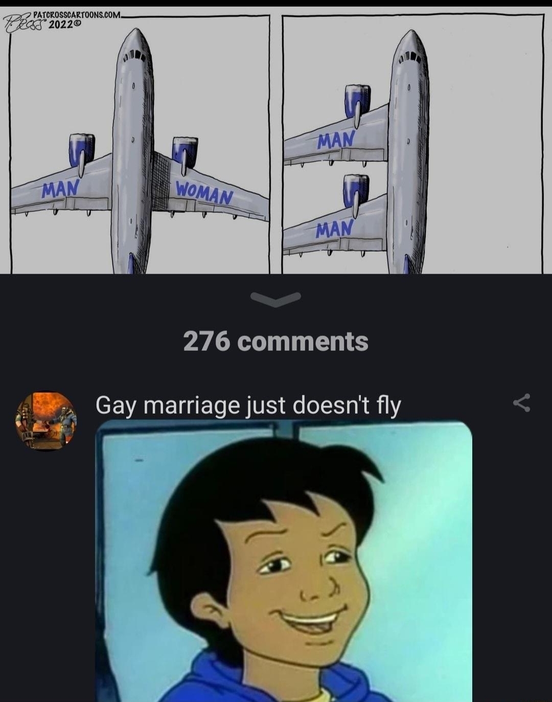 featured sidavs s 276 comments Gay marriage just doesnt fly e AU