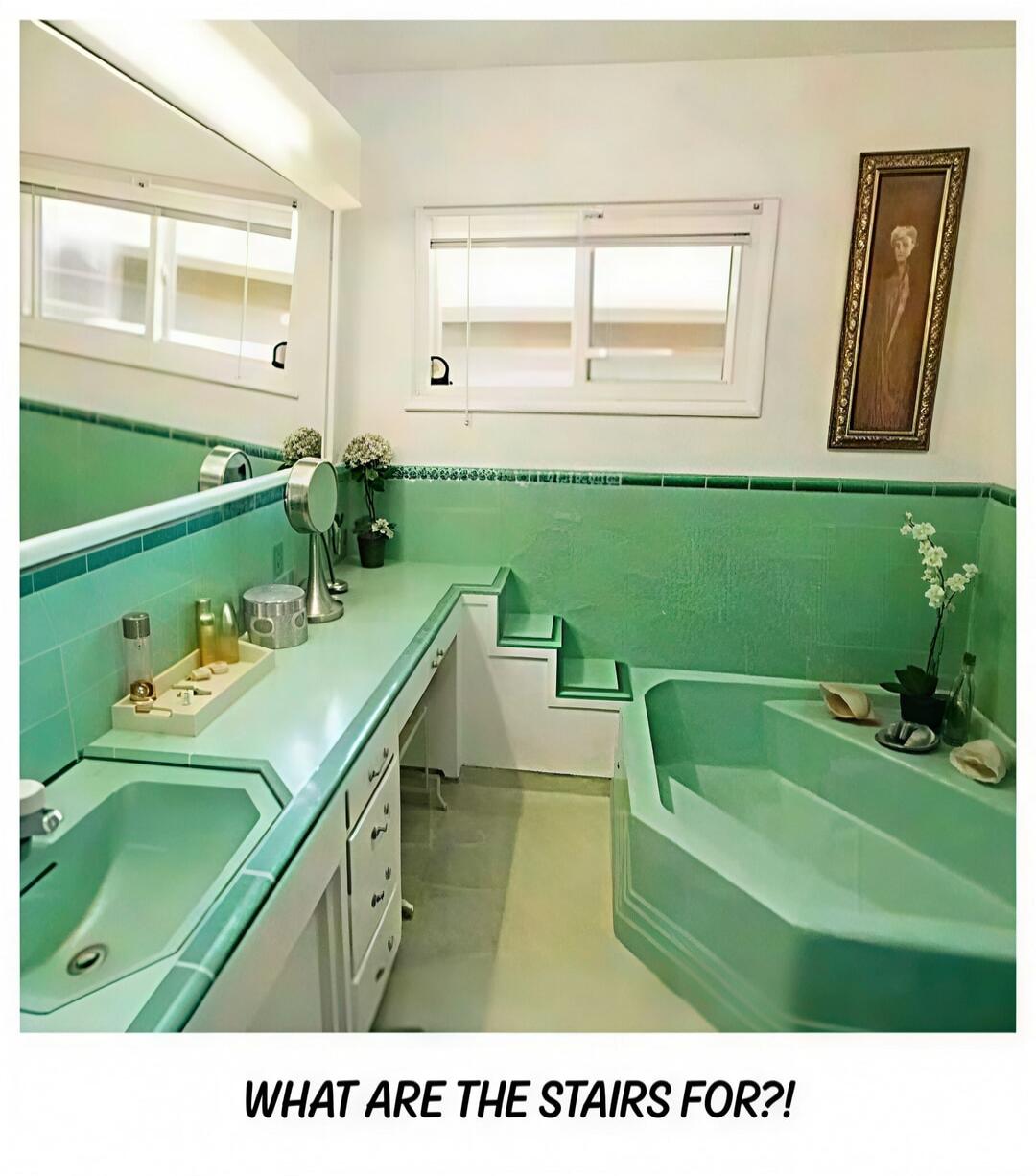 WHAT ARE THE STAIRS FOR?!