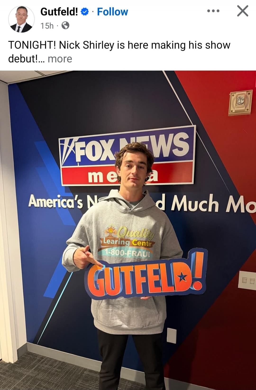 TONIGHT! Nick Shirley is here making his show debut!