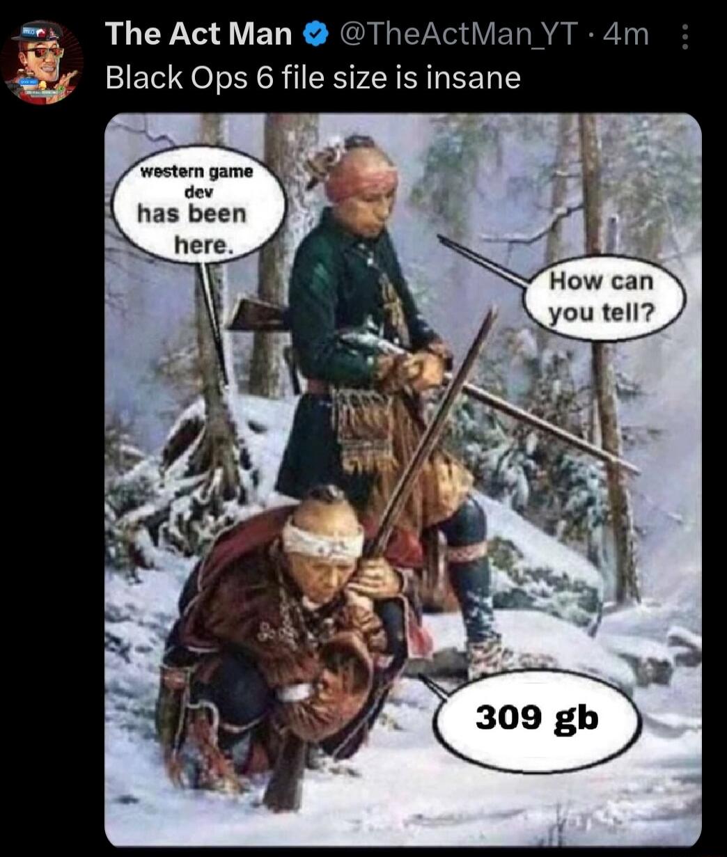 LY ELE GV VEL NG Black Ops 6 file size is insane
