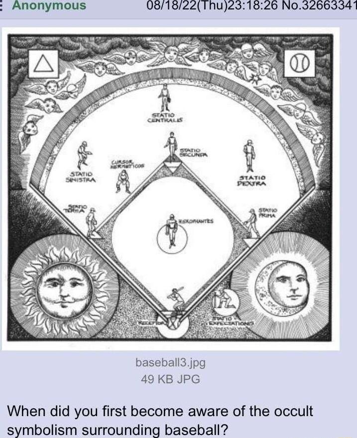 Anonymous 0818221hu231826 N032663341 baseball3jpg 49KB JPG When did you first become aware of the occult symbolism surrounding baseball
