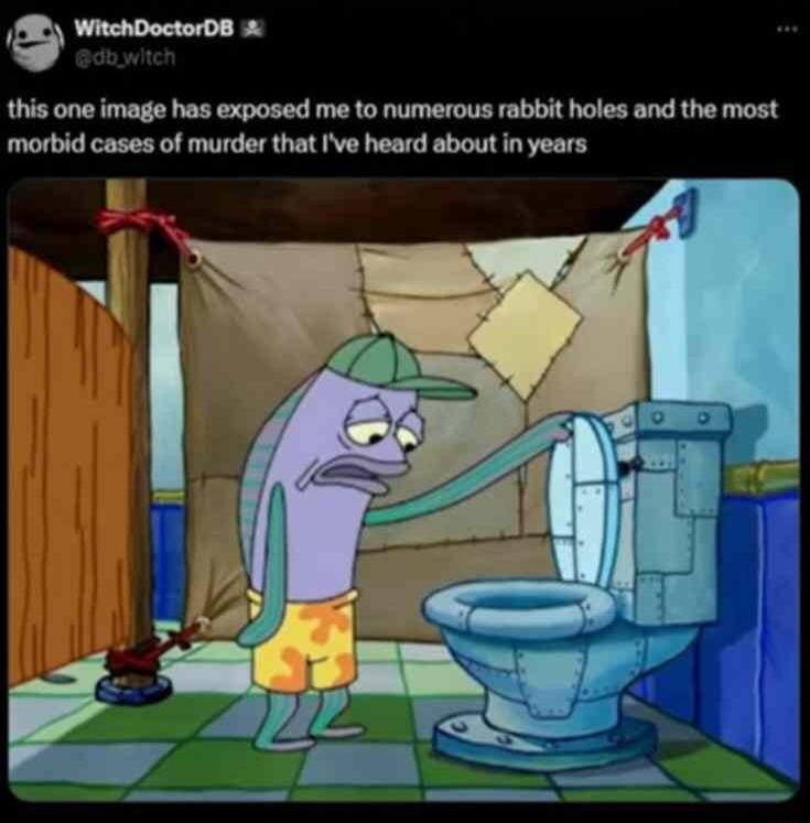 gmg this one image has exposed me to numerous rabbit holes and the most morbid cases of murder that Ive heard about in years
