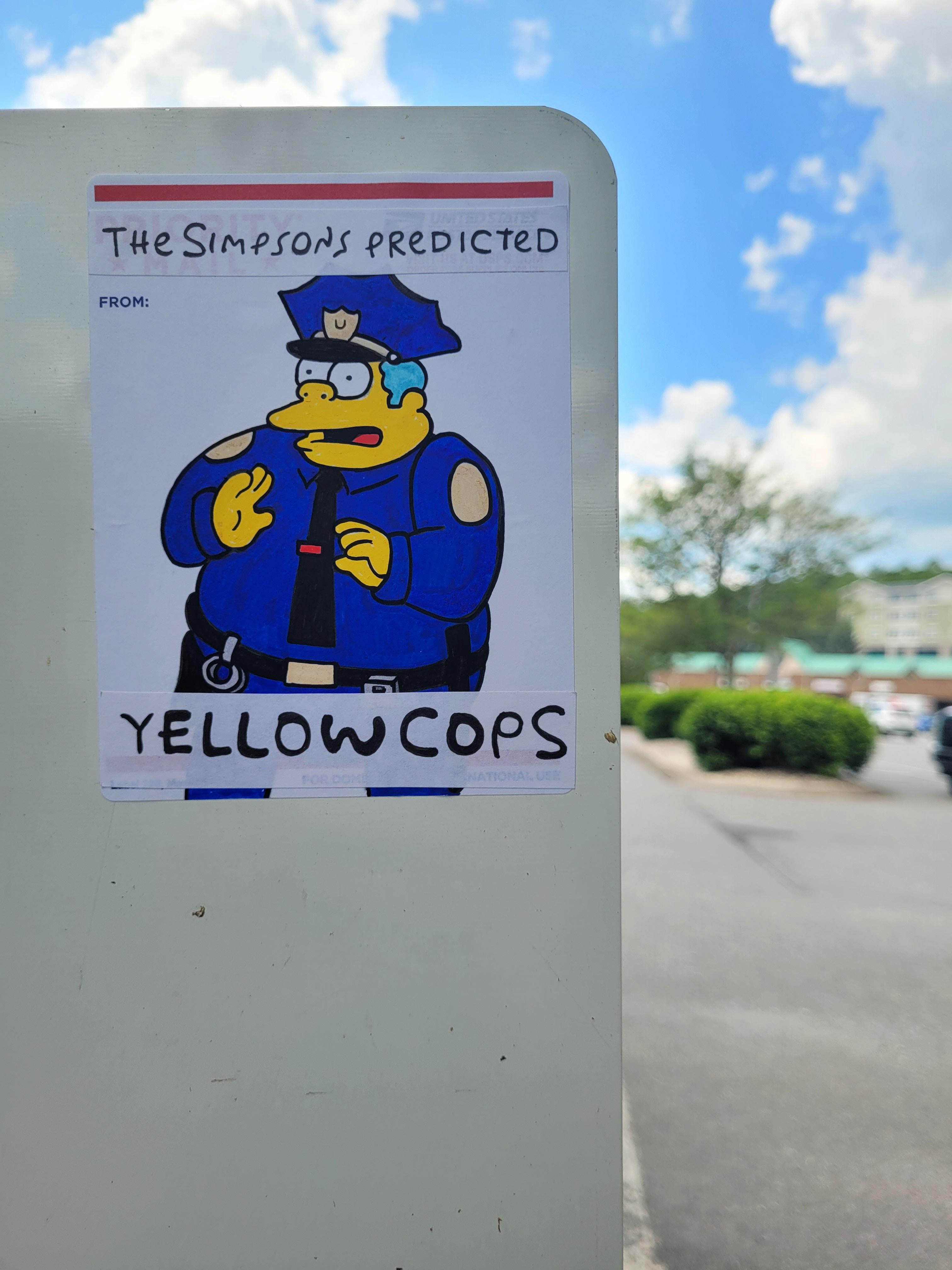 N A I T T e THe Simes0AS pReDICTED FROM YELLOwCOPS