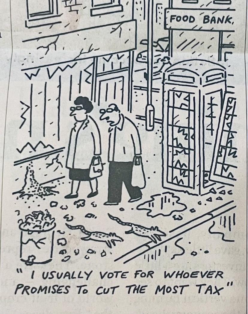 USVALLY VoOTE FoR WHOEVER PROMISES To CuT THE MoST TAx