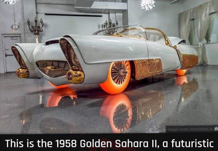This is the 1958 Golden Sahara Il a futuristic