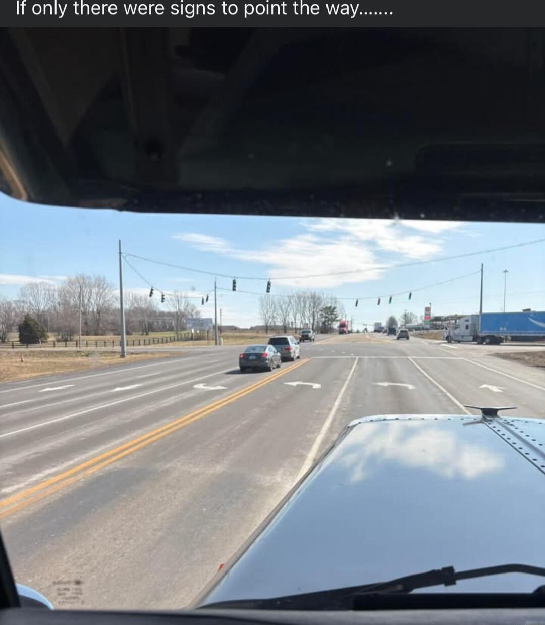only there were signs to point the way