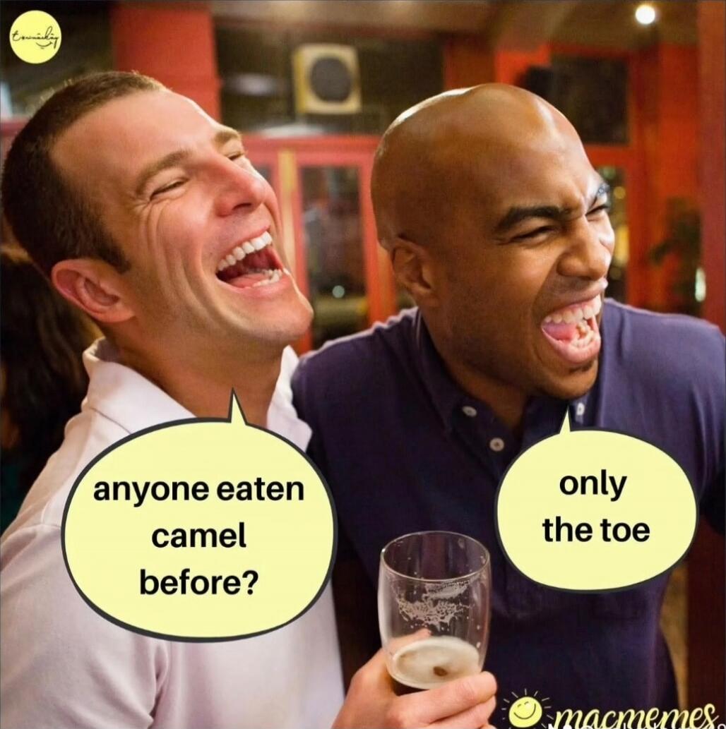 anyone eaten camel before? only the toe