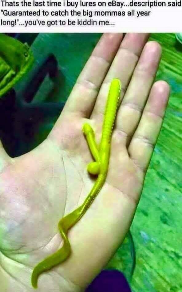 Thats the last time i buy lures on eBay...description said 