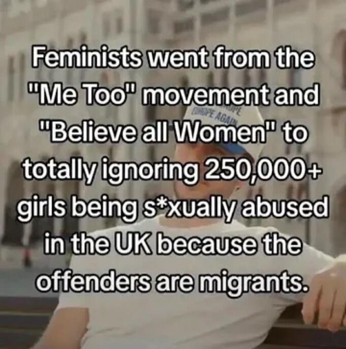 Feminists went from the 